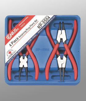 4 Pc Retaining Ring Pliers Set