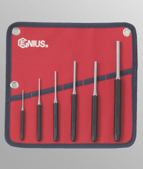 6 Pc Metric Pin Punch Set