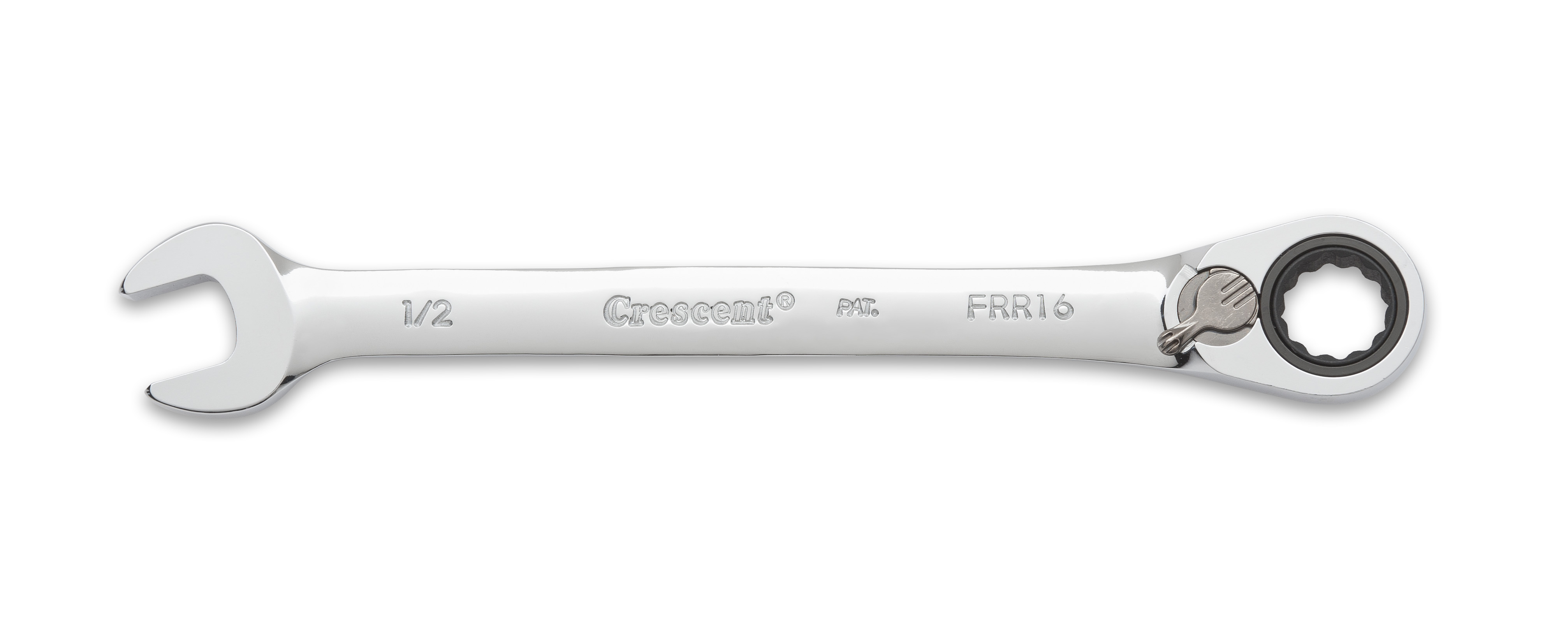 1/2" Reversible Ratcheting Combination Wrench, SAE