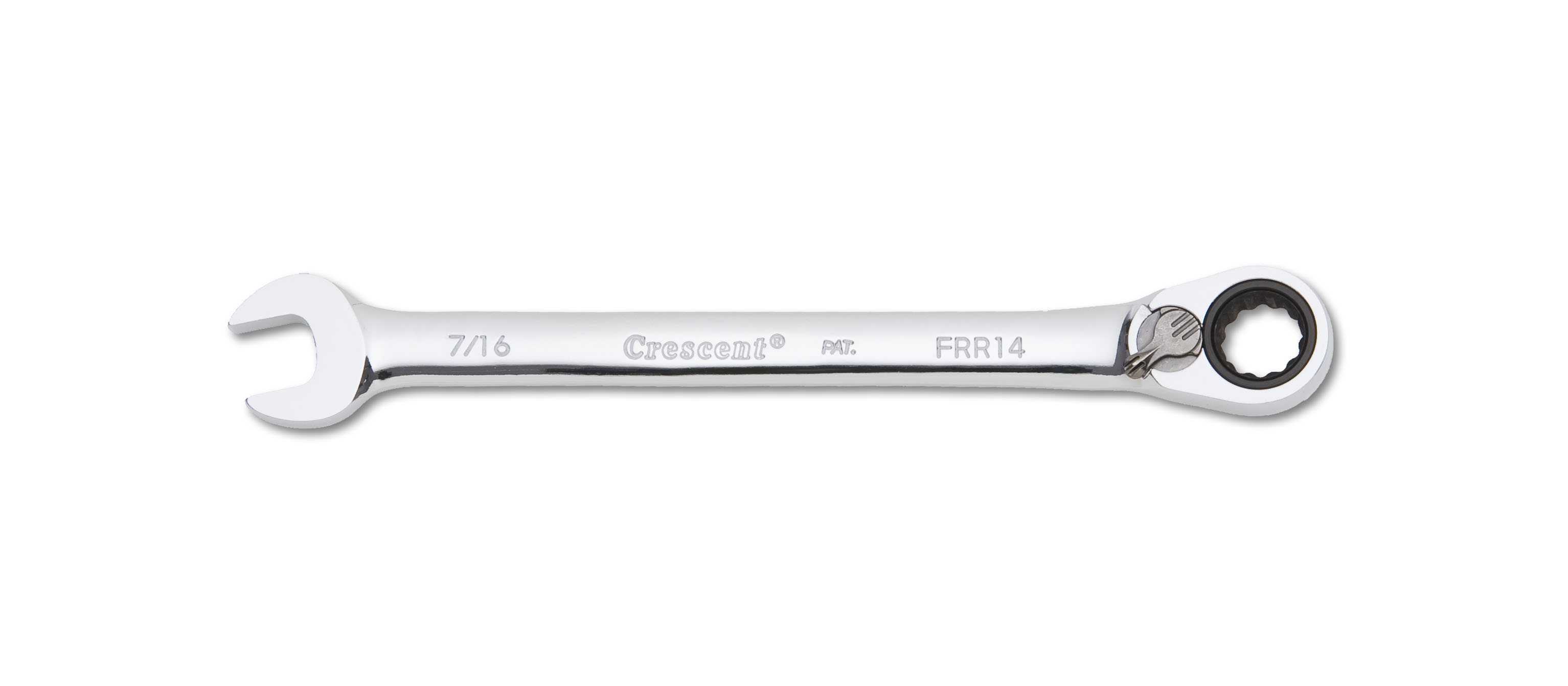 7/16" Reversible Ratcheting Combination Wrench, SAE