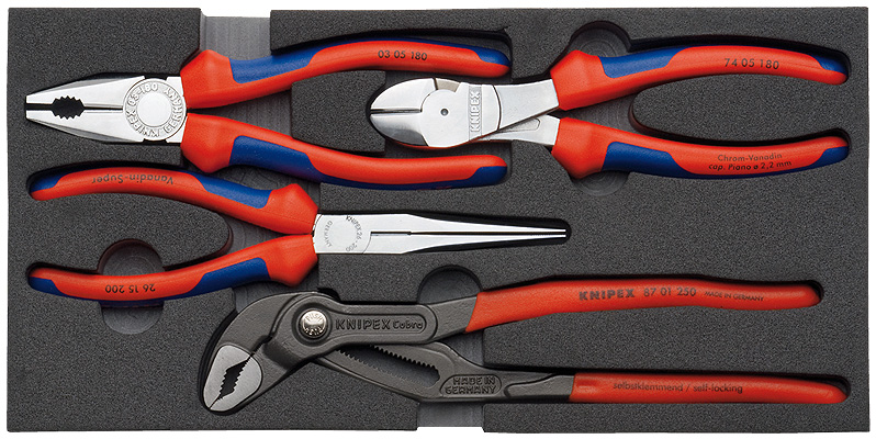 Pliers Sets in a Foam Tray