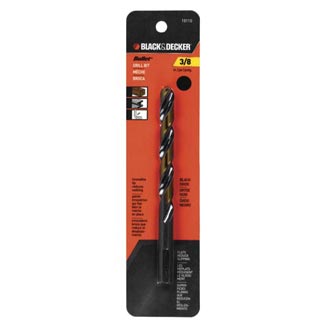 Black & Decker 19110 3/8" Bullet Drill Bit for Wood & Metal