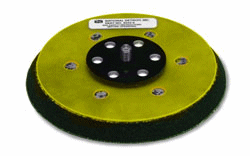 6" Fiber Backed Pad-Tapered W/ 5/16"-24 Stud