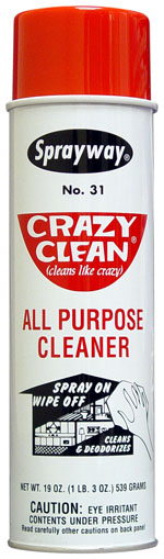 Sprayway Crazy Clean Multi-Purpose Foam Cleaner 031