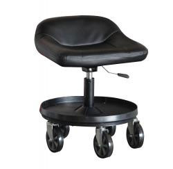 Pneumatic Adjustable Monster Creeper Seat w 5 Inch Casters