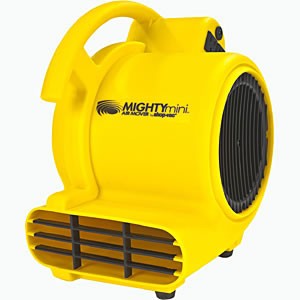 Yellow Mighty Mini Air Mover 500 CFM 3 Speed