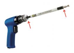 THE EXTENDER Kit 6.5 inch drill bit extention