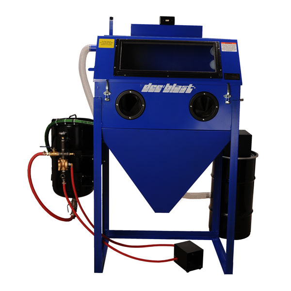 Pressure Fed Blast Cabinet 36 x 24 Inch Flip Top w Foot Pedal Co