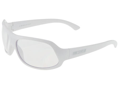 NASCAR XX White Frame Clear Lens