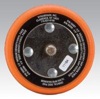 3" (76 mm) Dia. Non-Vacuum Disc Pad, Hook-Face, Short Nap