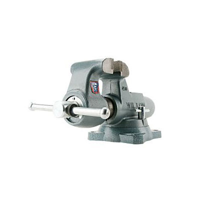 300S Machinists' Bench Vise with Swivel Base, 3" Jaw Width, 4-3/