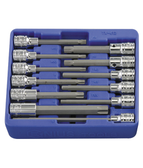 12PC 1/2" Drive Bit Socket Set