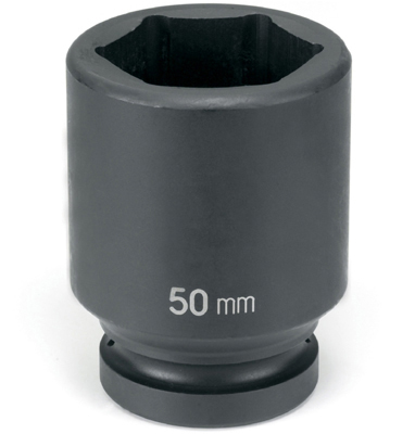 1-1/2" Drive x 34mm Deep 6pt Metric Impact Socket