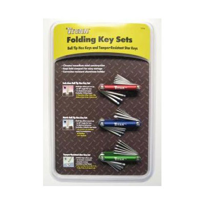 9 Piece Folding Keys