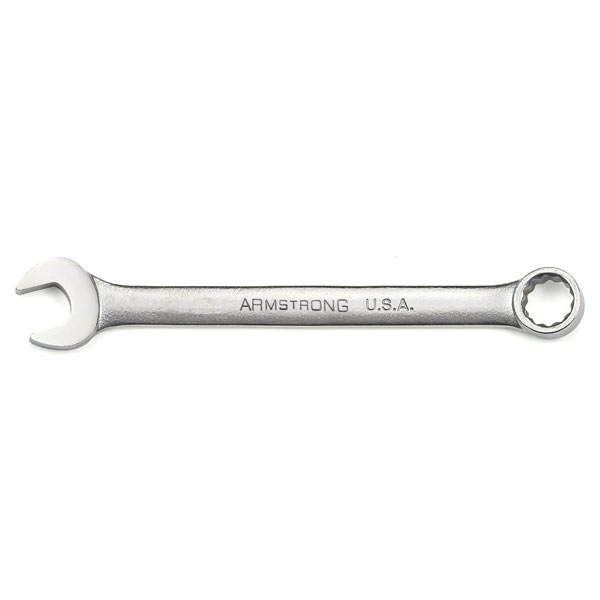 12 Pt Satin Chrome Fractional SAE Combination Wrench 11/32 Inch
