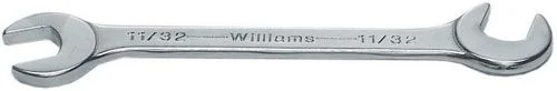 (image for) 11/32" SAE Miniature 15° x 80° Double Head Open End Wrench