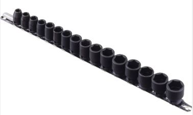 16 Piece 3/8" Drive Metric Impact Socket Set