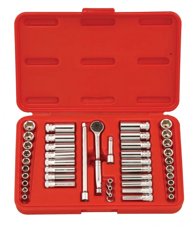 (image for) 44 Piece 1/4"Drive SAE & Metric Hand Socket Set