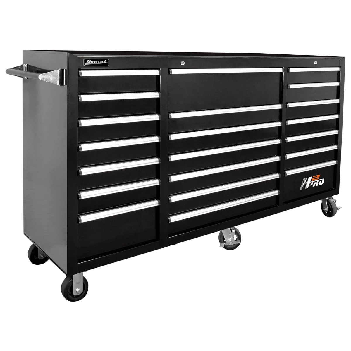 (image for) 72" H2Pro 21 Drawer Roller Cabinet Black