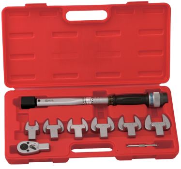 8 Piece Torque Handle(14x18) with Open End Heads, 15 ~ 80 Nm