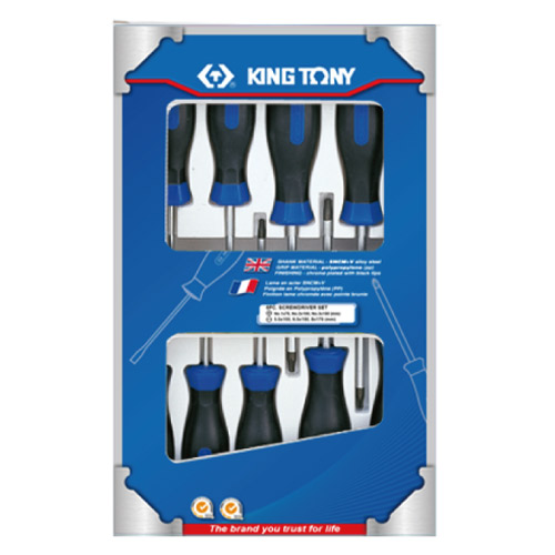 9 Piece Torx Tip Screwdriver Set w/ Color Box