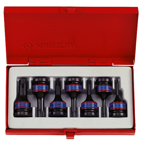 1/2" Drive Impact Bit 7 Piece Torx Socket Set