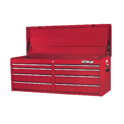 Professional Series 52 Inch 8-Drawer Top Chest - Red