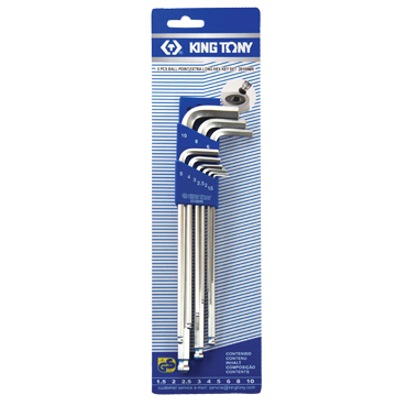 Ball Hex 8 Piece Metric Key Set 6 Point