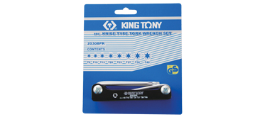 8 Piece Star L-Wrench Set T9 - T40 Knife Type