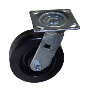 Replacement 6" Flat Top Swivel Phenolic Caster 900# Capacity