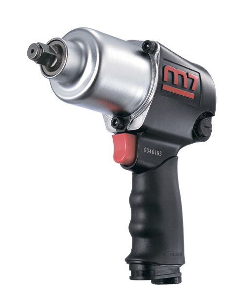 M7 1/2" Drive Air Impact Wrench, Twin Hammer, 400 ft-lb, 7000 rp