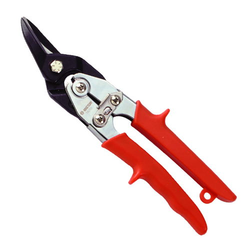 Figure Tin Snips Left Cut 10" Red