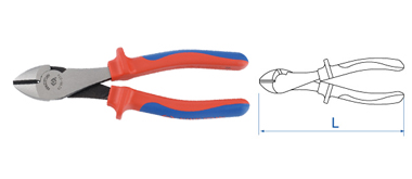 7" Insulated Diagonal Cutting Pliers (Heavy Duty)