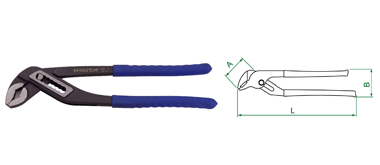 10" German Style Line Groove Pliers