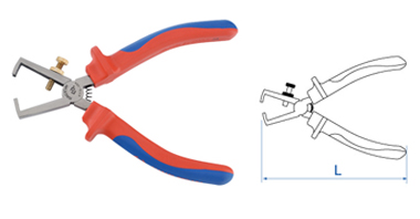 6-1/4" Insulated Wire Strippng Pliers