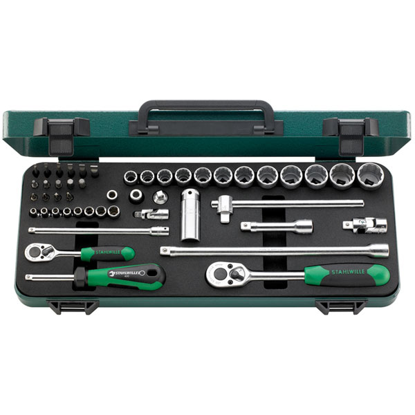 40/45/36/12 1/4" & 3/8" Drive Metric Socket Set 48 Pc
