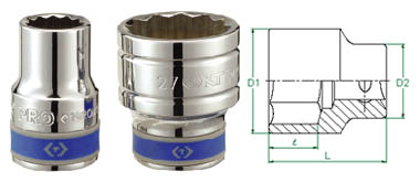 3/4" Drive 70mm Metric Socket 12 Point