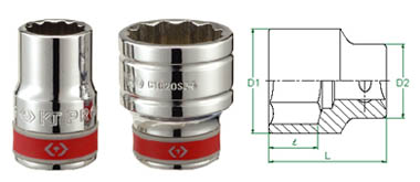 3/4" Drive Socket 2-5/16" SAE 12 Point