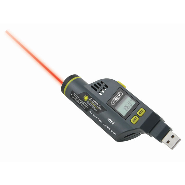 USB Humidity-Temperature Data Logger w Display & IRT