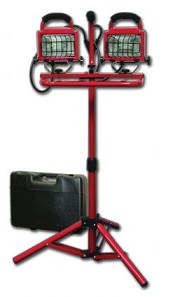 500-Watt Convertible Tripod Halogen Work Light in Molded C