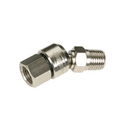 1/4 Inch MNPT x 1/4 Inch FNPT Ball Swivel