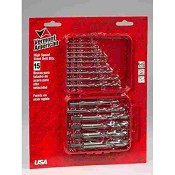 1524D 15Pc Hss 1/4" Shank Drill Set