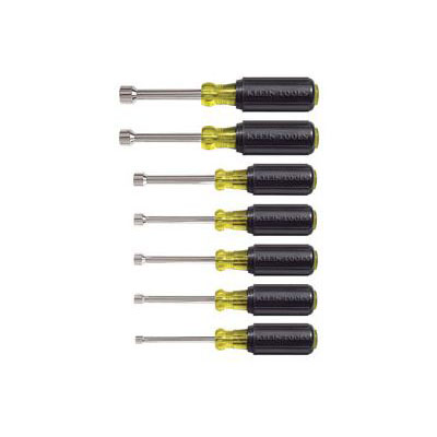 7 Piece Cushion-Grip Nut Driver Set - 3" Shafts
