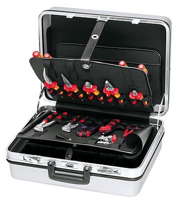 23 Piece Electrical Contractors Plier and Wrenches Tool Case