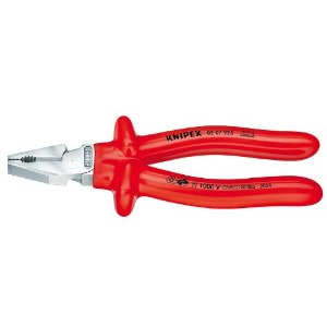 High Leverage Combination Pliers, 1000 Volt Rated, 8"