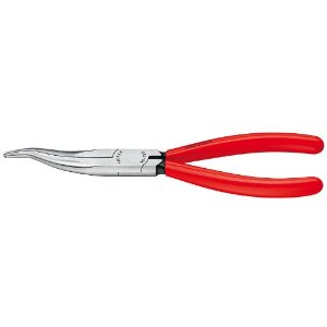 8" Long Nose Pliers without Cutter, S Shape