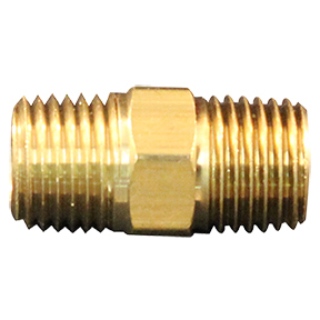Male Hex Nipple Brass Fitting