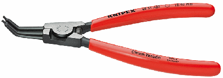 12-1/4" External Circlips Pliers (85-140mm Shafts), 45-deg