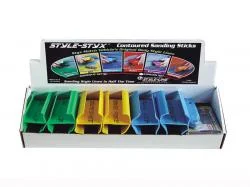 (image for) STYLE-STYX(TM) Contoured Sanding Sticks - Foriegn Set (5")