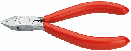4-1/2" Electronics Diag. Cutters , Polished Pointed Head, Plasti